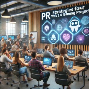 A live webinar session about PR strategies for Web3.0 gaming project