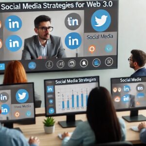 A live webinar session about social media strategies for Web3.0 projects.