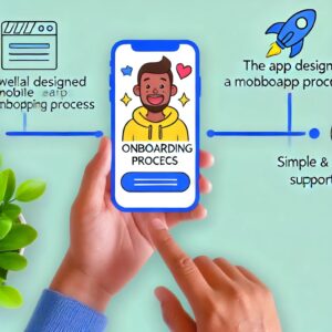 A visual representation of the impact of a well-designed mobile app onboarding process