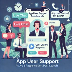 An image representing app user support post-launch