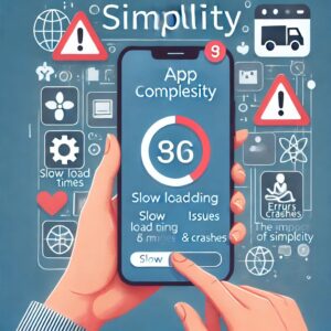 An image showing the performance impact of app complexity