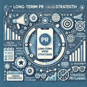 An image representing long-term PR strategies for app growth