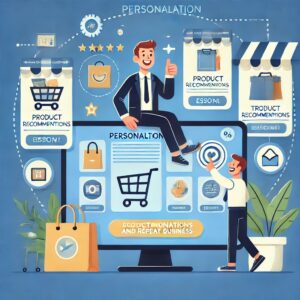 An image showing a personalized ecommerce experience