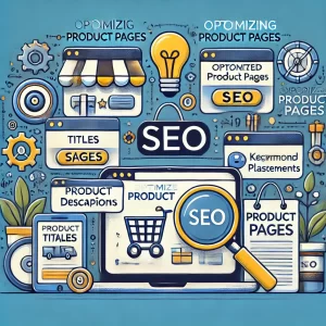 An image representing the importance of optimizing product pages for ecommerce SEO