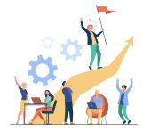 business-leader-standing-arrow-holding-flag-flat-vector-illustration-cartoon-people-training-doing-business-plan-leadership-victory-challenge-concept_74855-9812